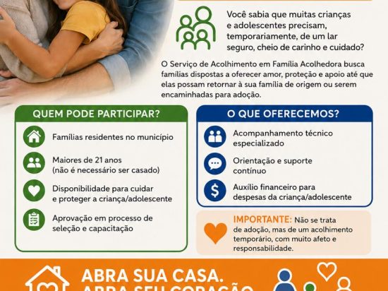 Seja uma Família Acolhedora